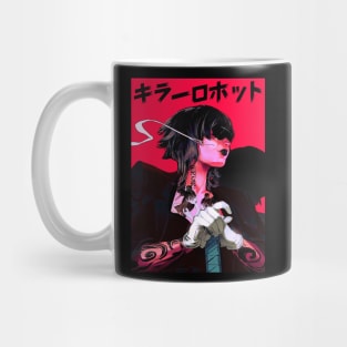 Cyberpunk Samurai Cool Girl Urban Mug